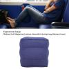 Inflatable Foot Rest Pillow, Portable Adjustable Leg Support Cushion for Airplane Car PVC Blue 40 x 30 x 42 cm 1 Pack view 3