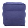 Inflatable Foot Rest Pillow, Portable Adjustable Leg Support Cushion for Airplane Car PVC Blue 40 x 30 x 42 cm 1 Pack view 4