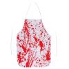 Beisto Halloween Bloody Apron Cosplay Party Costume Butcher Creepy Horror Props Halloween Decoration Chef Apron Accessories for Adults view 1