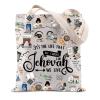 TIIMG Life We Choose For Jehovah Christian Gift JW Religion Baptism Gift Tote Bag view 1