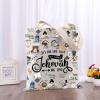 TIIMG Life We Choose For Jehovah Christian Gift JW Religion Baptism Gift Tote Bag view 2