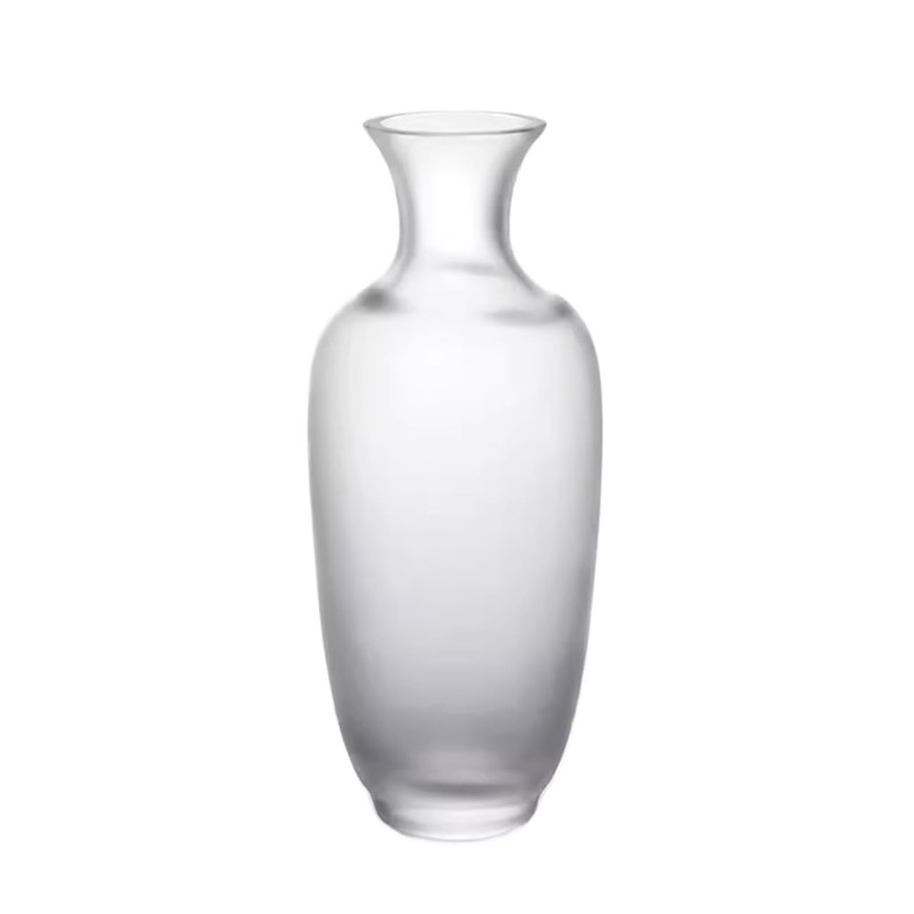 SJDPZ69KJ Flower Vase Large Vase Tea Space Soft Decoration Ornaments Chinese Style Flower Arrangement Glass Vase Vase(White)