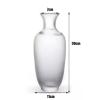 SJDPZ69KJ Flower Vase Large Vase Tea Space Soft Decoration Ornaments Chinese Style Flower Arrangement Glass Vase Vase(White) view 2