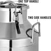 Dntum Milk Can, Stainless Steel Milk Bucket Wine Pail Bucket Tote Jug with Sealed Lid for Storage Transport,42L view 4