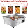 Dntum 3000W Commercial Electric Griddle/Stainless Steel Flat Top Grill HotPlate/Non-Stick Kitchen Countertop Grill with Adjustable Thermostatic Control view 2