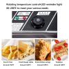 Dntum Electric Deep Fryer 10L Tank Deep Fat Fryer Commercial Stainless Steel Chip Fryer Temperature Control Removable Oil Basket for Restaurant,Fast Food Restaurant 2500W view 2
