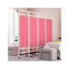 Hospital Privacy Curtains for Room Divider/Partitions Freestanding Room Partition Wall Dividers Easy to Use with Pulleys for Home Office Bedroom Bathroom Dressing Room(Pink,200X180CM) view 1