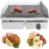 Dntum 3000W Electric Countertop Griddle Grill, 0-300C Adjustable Chef Thermostatic Control Stainless Steel Flat Top Hot Plate BBQ, for Pancake, Meat and Vegetable view 1