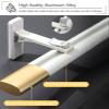 UrbanUp Curtain Track Decorative Wall Mount Curtain Single Tracks for Living Room/Offices, Metal Quietly Curtain Rod Bracket, Home Durability Curtain Slider Rail(Brown,8m(26.2ft)) view 3