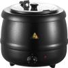 Dntum 10L Commercial Grade Soup Kettle, Electric Heating Curry Stew Kettle Soup Warmer Pot Restaurant Buffet Supplies for Home, Catering, Restaurants view 1