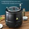 Dntum 10L Commercial Grade Soup Kettle, Electric Heating Curry Stew Kettle Soup Warmer Pot Restaurant Buffet Supplies for Home, Catering, Restaurants view 2