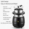 Dntum 10L Commercial Grade Soup Kettle, Electric Heating Curry Stew Kettle Soup Warmer Pot Restaurant Buffet Supplies for Home, Catering, Restaurants view 3