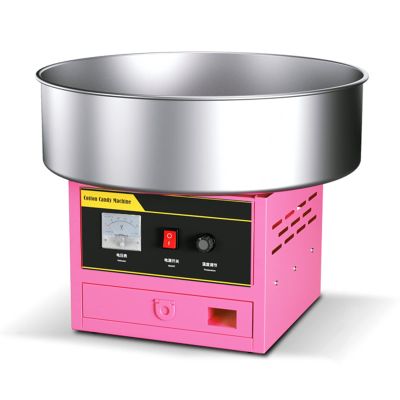 Dntum Commercial Cotton Candy Machine, Electric Cotton Candy Floss Maker, with 18 Inch Stainless Steel Bowl, Adjustable Temperature, for Birthdays, School Function, or Social Event