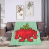 Angry Tomatoes Throw Blanket for Couch 40"x30" Cozy Soft Sofa Chair Bed Throw Blankets Flannel Blanket view 4