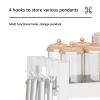 HTBNFYY Standing Seasoning Rack for Countertop Kitchen Dining Rooms for Countertop, Home and Office,2 Tier,40cm view 2
