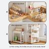 HTBNFYY Standing Seasoning Rack for Countertop Kitchen Dining Rooms for Countertop, Home and Office,2 Tier,40cm view 4