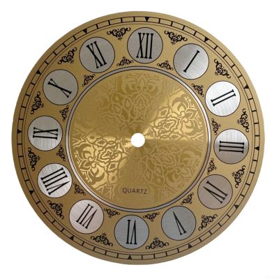 Startbuymore 7 Inch Diam. Aluminium Vintage Wall Clock Vintage Aluminium Wall Clock Dial Face, DIY Quartz Clock Projects,Roman Numeral,for Living Room, Office, Kitchen, School, Bedroom