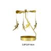 Rotating Candle Holder, Gold Carousel Candle Spinner Flying Angels Tea Lights Candle Holder for Christmas, Wedding, Home Decor(Carousel,Gold) view 3