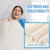 SmoothNovelty 16 Pcs Hospital Bed Sheets Set, Soft Knitted Standard Sheets Quality, Include Fitted Sheet, Quilt Cover, Pillow Case and Blanket (White) view 4