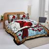 DESTACOZIE Personalized Red Bird Quilt - Cardinal Queen Size Quilts Lightweight Breathable view 2