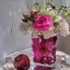 CKKNILV Flower Vase Nordic Style Crystal vase Book Shape Home Room Glass Wave Shape hydroponic Culture Flower Decoration Crystal Craft Ornaments Vase view 3