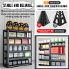 EQWZUPD Garage Shelving, Garage Storage Shelves, Metal Shelving, Single Layer Can Bear 200kg, Adjustable Layer Height, Heavy Duty Shelving for Home, Garage, Supermarket, Warehouse, Kitchen view 4