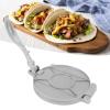 Asixxsix Tortilla Press 8 Inch, Aluminum Alloy Tortilla Maker, Non Stick Tortilla and Roti Maker, Tortilla Pan for Flour Tortilla, Tawa, Quesadilla Maker, Taco Maker view 3