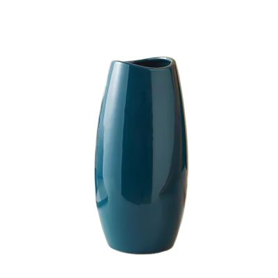 CKKNILV Flower Vase Simple and Luxurious Vase Ceramic Water Raised Flowers Living Room Dining Table Foyer Coffee Table Decoration Flower Arrangement and Ornaments Vase