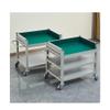 zklaseot Antistatic Movable Workbench, Multi-Layer with Wheels for Workstation Workshop Test Bench Material Handling Trolley(3rd Floor,60X40x75cm) view 1