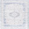 Safavieh Washable Rug Arizona Collection - 4' x 6', Grey & Blue, Slip Resistant & Easy to Clean, Ideal for Foyer, Kitchen, Nursery, Office, Bedroom (ARZ216F) view 2