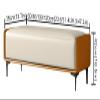 Entrance Shoe Stool Hallway Storage Bench Footstool Cabinet Shoe Seat Upholstered Bench Pouffe Chair, with Padded Seat, for Entryway, Bedroom, Hallway, Living R(A-80*35*42(31.4*13.7*16.5)) view 2