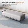 Entrance Shoe Stool Hallway Storage Bench Footstool Cabinet Shoe Seat Upholstered Bench Pouffe Chair, with Padded Seat, for Entryway, Bedroom, Hallway, Living R(A-80*35*42(31.4*13.7*16.5)) view 4