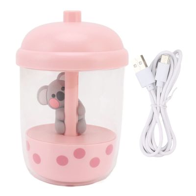 WGFOIP Portable Mini Cool Mist Humidifier, Koala Animal Design, Pink