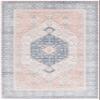 Safavieh Washable Rug Arizona Collection - 4' x 6', Rust & Aqua, Slip Resistant & Easy to Clean, Ideal for Foyer, Kitchen, Nursery, Office, Bedroom (ARZ214P) view 4