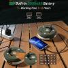 MDCMLKS Camping String Lights, 4 in 1 Portable Camping Light Rechargeable, 8 Lighting Modes, USB Charging, Quick Storage, 32.8FT Waterproof Tent Lights String for Camping, Hiking, Yard, Christmas view 4