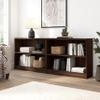 Bush Home Universal Small 2 Shelf Bookcase in Black Walnut - Set of 2, Matching Storage and Display Bookshelves for Home Office or Living Room Organization view 2