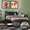 Woodpecker's Inc Captain Bed with 3 Drawers and Bookcase Headboard view 3