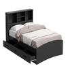 Woodpecker's Inc Captain Bed with 3 Drawers and Bookcase Headboard view 4