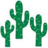 Beistle Foil Cactus Silhouettes, Pack of 6 - Desert Decor Cutouts for Fiesta Party Decorations, Southwestern Theme Events, and Mexican Party Supplies view 2