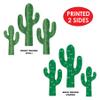 Beistle Foil Cactus Silhouettes, Pack of 6 - Desert Decor Cutouts for Fiesta Party Decorations, Southwestern Theme Events, and Mexican Party Supplies view 4