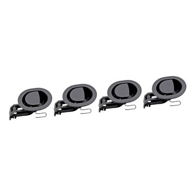 Levemolo 4sets Recliner Handle Replacement Pull Handle for Sofa Chair for Functional and Massage Chairs Smooth Release Mechanism Fits Recliners and