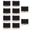 Mini Blackboard, Countrystyle Wooden Blackboard with Base for Bar Desktop for Wedding view 1