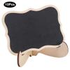 Mini Blackboard, Countrystyle Wooden Blackboard with Base for Bar Desktop for Wedding view 2