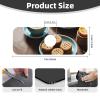 Coffee and Snacks Printed Faucet Mat,Rubber Anti-slip Sink Faucet Mat Pad Splash Guard Absorbent Fast Drying Mat for kitchen Bathroom 15" X 5.5" view 2