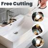 Coffee and Snacks Printed Faucet Mat,Rubber Anti-slip Sink Faucet Mat Pad Splash Guard Absorbent Fast Drying Mat for kitchen Bathroom 15" X 5.5" view 3