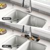 Coffee and Snacks Printed Faucet Mat,Rubber Anti-slip Sink Faucet Mat Pad Splash Guard Absorbent Fast Drying Mat for kitchen Bathroom 15" X 5.5" view 4