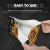 Tissue Box Cover PU Leather Rectangular Tissue Box Sunflower Tissue Holder Napkin Dispenser Decorative Tissue Box Holder Paper Holder for Bathroom Office 7.9" L x 4.9" W x 4.5" H view 3