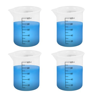 4pcs Laundry Detergent Cups, Premium Silicone Laundry Measuring Cup Convenient Liquid Detergent Measuring Cup Practical Tools Laundry Liquid Measuring Container for Laundry Room(White)