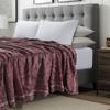 Tribeca Living Organic Cotton King Oversized Blanket, Soft and Cozy, Yarn Dyed, Fade Resistant, Paisley view 2