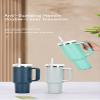 40 oz Stainless Steel cup,vaso de acero inoxidable, colddrinks, hot drinks,coffee cup for travel,car cup holder friendly,cup whit lid and straw,spill proof cup (deep lilac) view 2